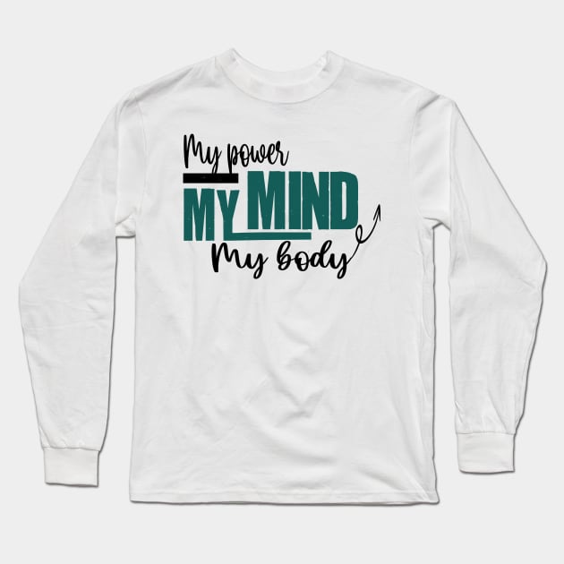 My mind , Long Sleeve T-Shirt by tiskatine